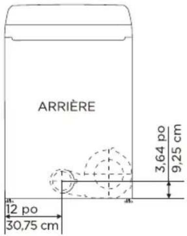 MIDEA MLE43A3AWW - Dimensions pour l'installation - 1