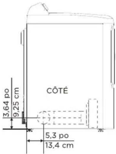 MIDEA MLE43A3AWW - Dimensions pour l'installation - 3
