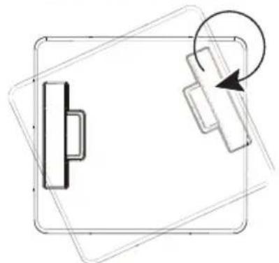 MIDEA MLE43A3AWW - Procédure d'inversion de porte - 4