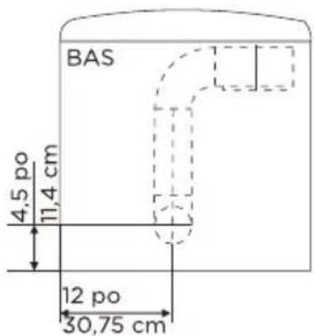 MIDEA MLE43A3AWW - Dimensions pour l'installation - 4
