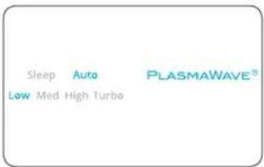 Sleep Auto PLASMAWAVE® Low Med High Turbo