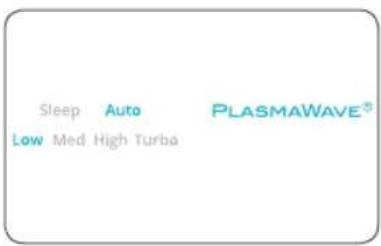 Sleep Auto PLASMAWAVE® Low Med High Turbo