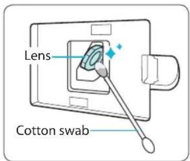 Lens Cotton swab