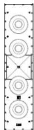 JBL Synthesis SCL6 - Enceinte encastrée - positionnements GAUCHE et DROIT - 2