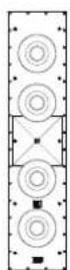JBL Synthesis SCL6 - 入墙式扬声器 - 左右声道摆放 - 3