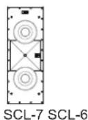 JBL Synthesis SCL6 - IN-WALL SPEAKER - LEFT AND RIGHT PLACEMENT - 2