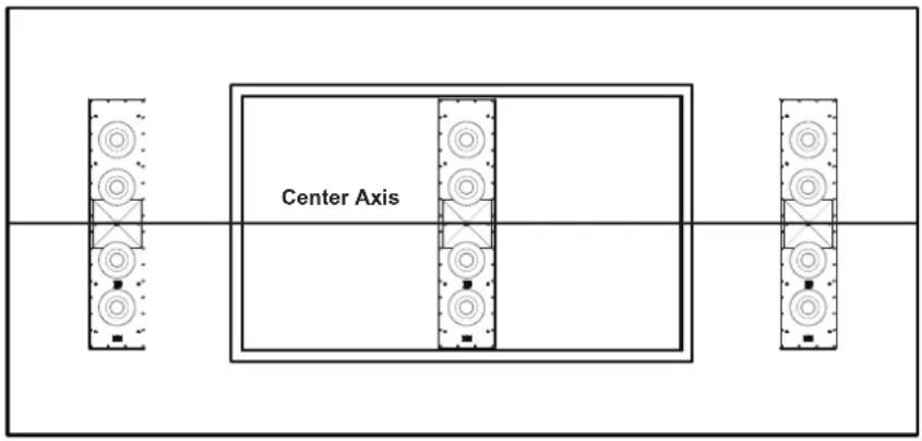 JBL Synthesis SCL6 - IN-WALL SPEAKER - CENTER CHANNEL PLACEMENT - 1