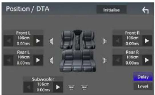 KENWOOD DMX8021DABS - Contrôle de DTA position - 1