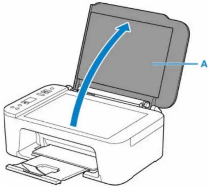 CANON PIXMA TS3551I - Chargement d'originaux sur la vitre d'exposition - 1