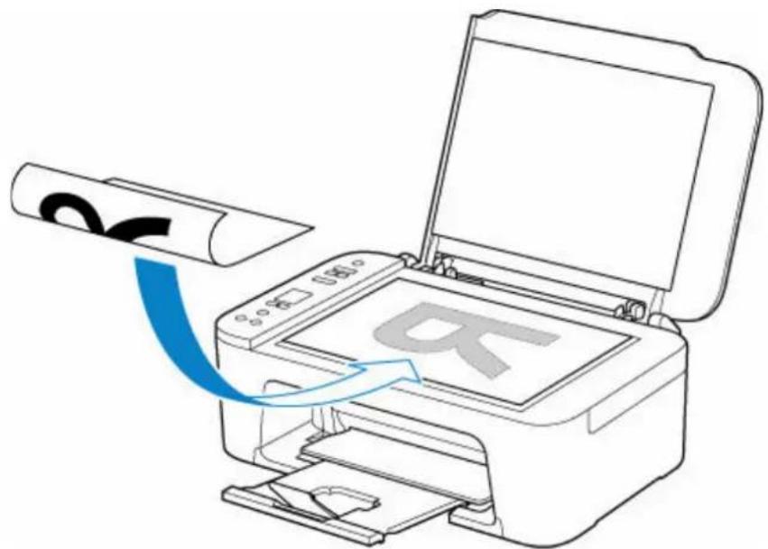 CANON PIXMA TS3551I - Chargement d'originaux sur la vitre d'exposition - 2