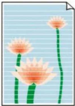 CANON PIXMA TS3551I - Les impressions sont vierges/floues ou troubles/couleurs inexactes ou bavures/traces ou lignes - 5