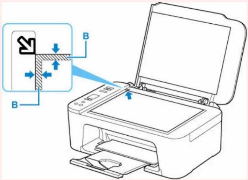 CANON PIXMA TS3551I - Chargement d'originaux sur la vitre d'exposition - 4