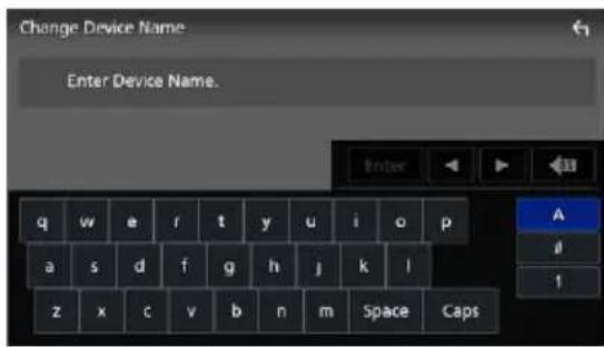 Change Device Name Enter Device Name. Enter A j 1