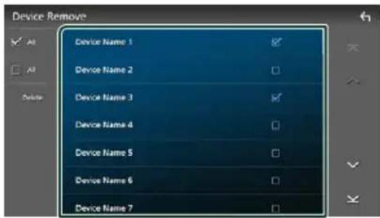 Device Remove Device Name 1 Device Name 2 Device Name 3 Device Name 4 Device Name 5 Device Name 6 Device Name 7