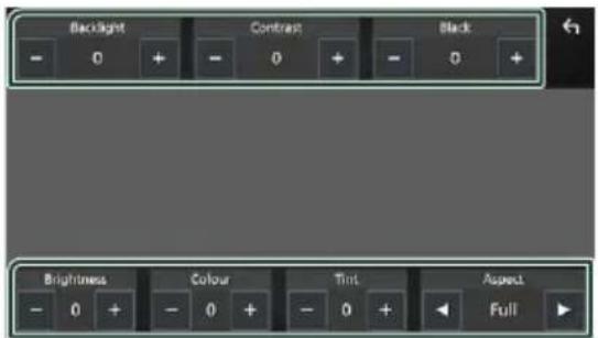 KENWOOD DNR992RVS - Configuration d'écran du moniteur - 1