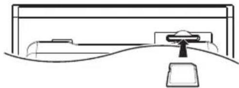 KENWOOD DNR1008RVS - Insérer la carte SD - 2
