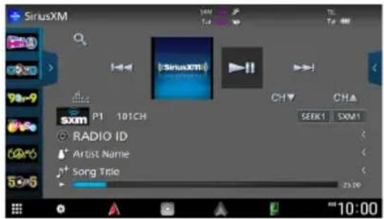 KENWOOD DNR1008RVS - Touchez [replay] sur le panneau de fonction. - 1