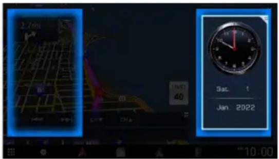 KENWOOD DNR1008RVS - Panneau de widgets de conduite - 2