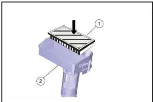 Kärcher BR 4522 C Bp - Τοποθέτηση φίλτρου ΕΡΑ (προαιρετικό) - 2