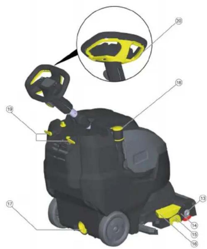 Kärcher BR 4522 C Bp - Etendue de livraison - 1