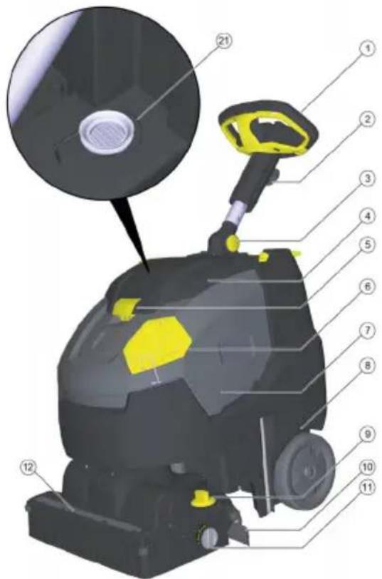 Kärcher BR 4522 C Bp - Garanti - 8