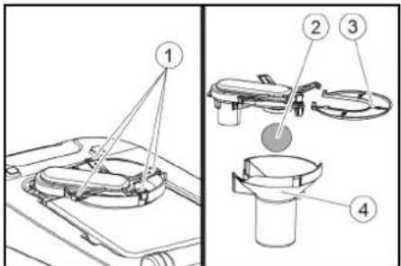 Kärcher BD 5055 W Classic - 플로터 및 보풀 필터 청소 - 1