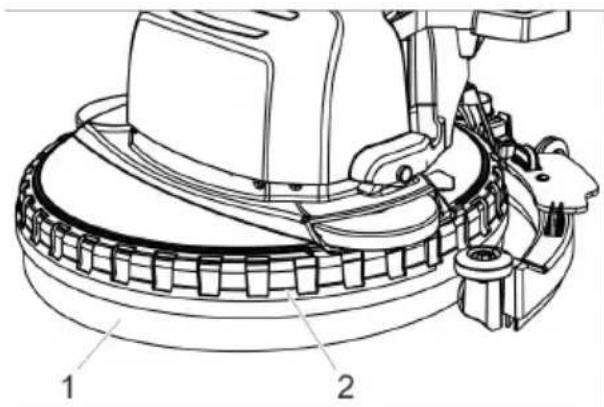 Kärcher BD 3812 C Bp - Замена щетки - 2