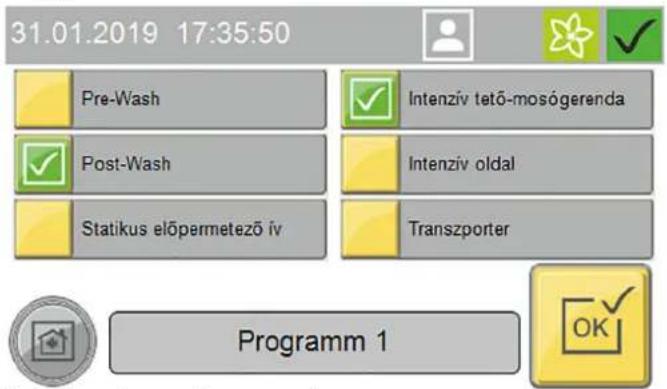 Kärcher CW 5 Klean!Star Q - A program indítása a kijelzön - 3