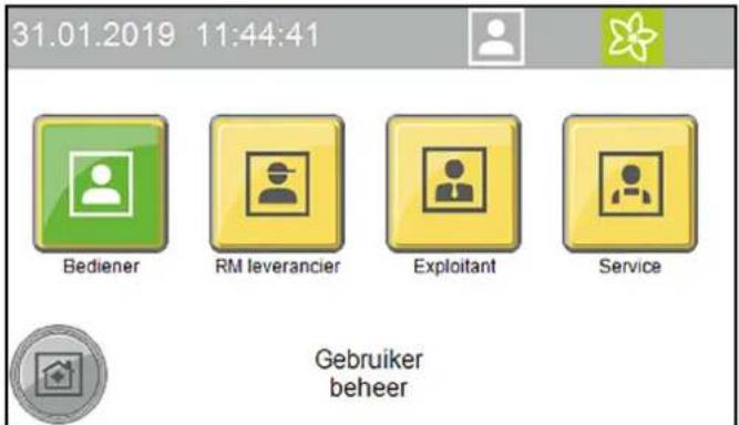 Kärcher CW 5 Klean!Star Q - Gebruiker aan het display aanmelden - 1
