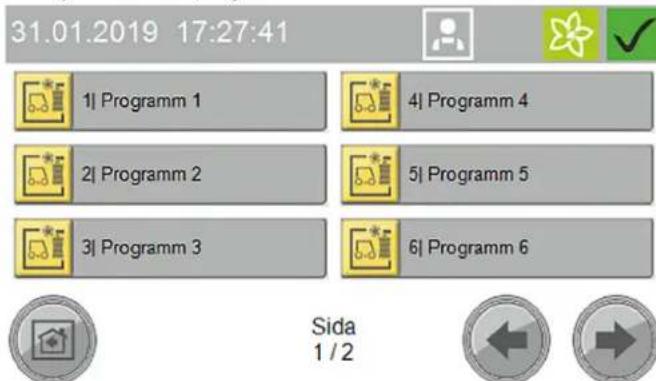 Kärcher CW 5 Klean!Star Q - Starta programmet på displayen - 2