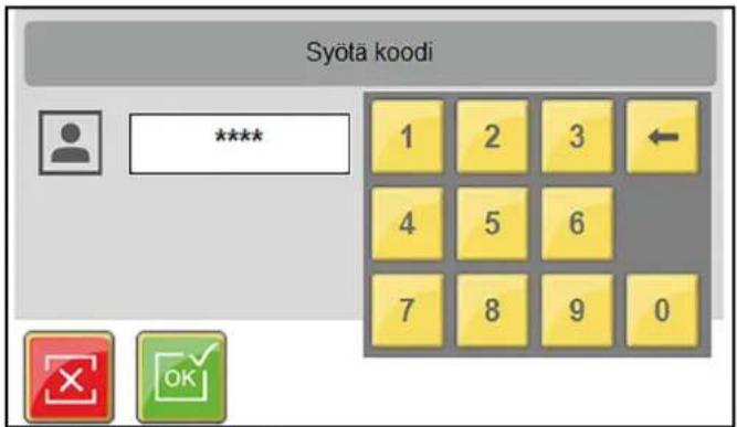 Kärcher CW 5 Klean!Star Q - Käyttäjän kirjautuminen näytöllä - 2