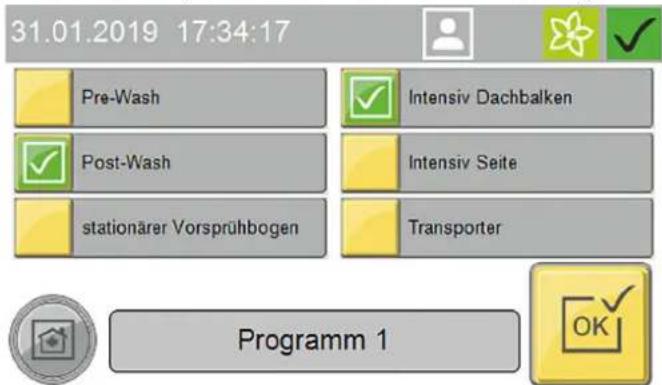 Kärcher CW 5 Klean!Star Q - Programm am Display starten - 3