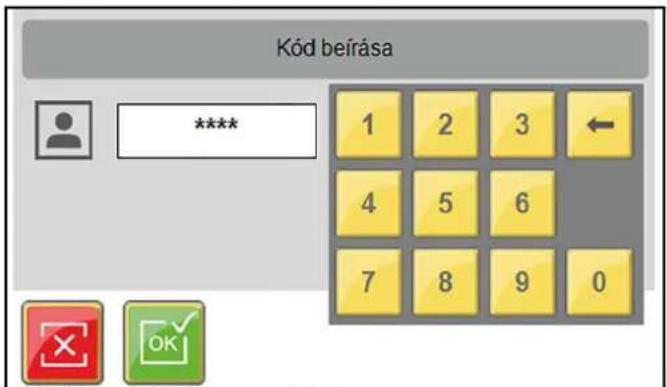 Kärcher CW 5 Klean!Star Q - A felhasználó bejelentkezése a kijelzőn - 2