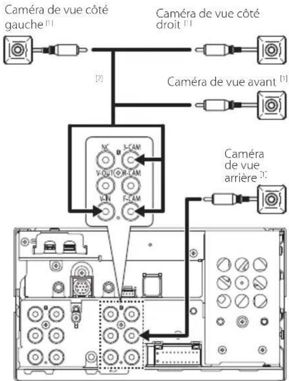 JVC KWM875BW - Installation/retrait du support de fixation - 3