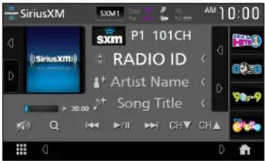JVC KWM875BW - Touchez [▶II] ou [replay] sur le panneau de fonction. - 1