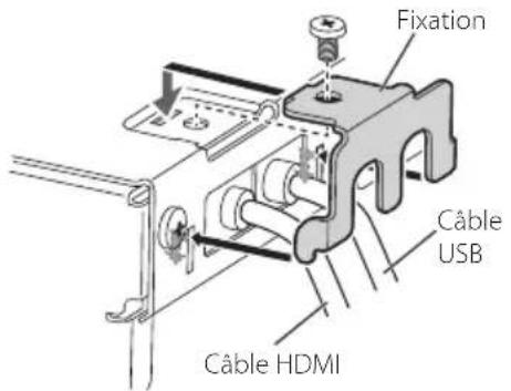 JVC KWM875BW - Installation/retrait du support de fixation - 1