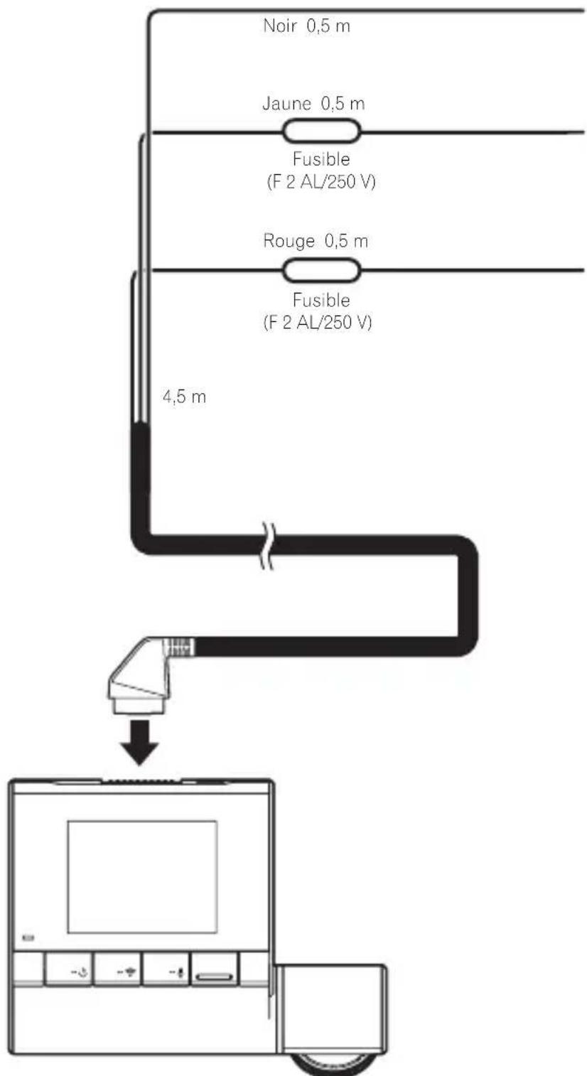 PIONEER VRECZ710DH - Raccordement du cable d'alimentation - 1