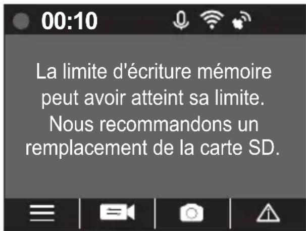 PIONEER VRECZ710DH - Fonction de détention de la durée de vie de la carte SD - 1