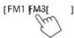 JVC KWM785BW - Choisissez la bande FM (1 - 3) - 1