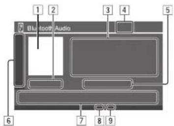 JVC KWM785BW - Choisissez [bluetooth audio] comme source. - 2
