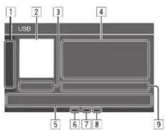 JVC KWM785BW - Informations de lecture et utilisation des touches - 1