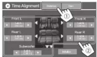 JVC KWM785BW - Spécifiez votre position d'écoute préférée. - 2