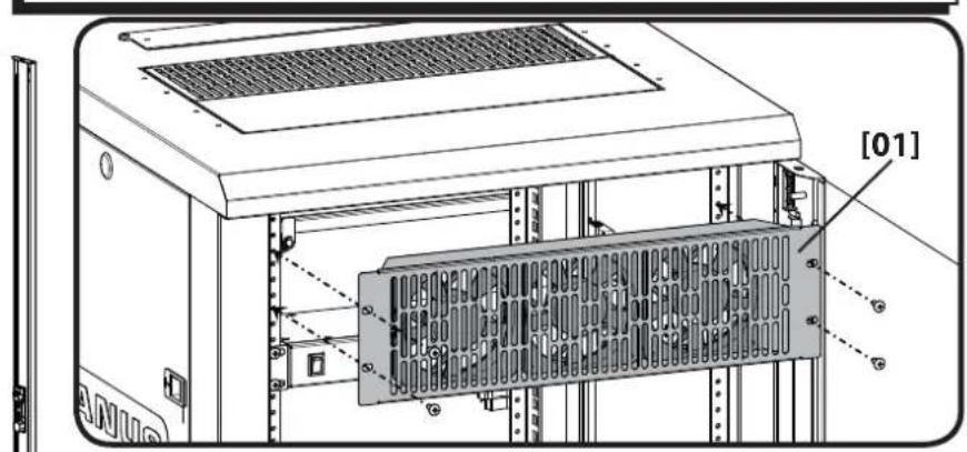 SANUS CAFQ01 - Note: CFR21XX Series rack shown - 5