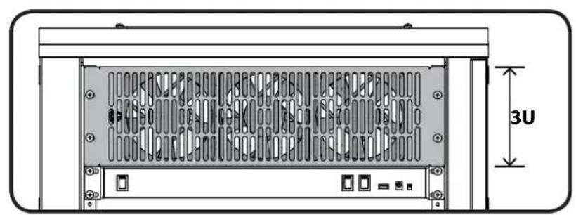 SANUS CAFQ01 - Note: CFR21XX Series rack shown - 6