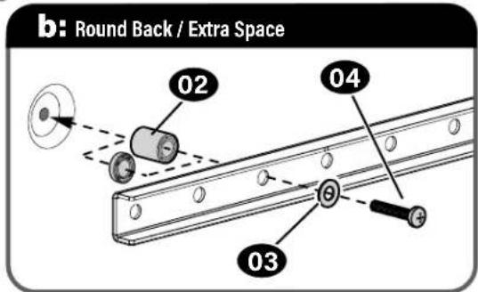 SANUS VSTV2B2 - Attach Horizontal Brackets - 3