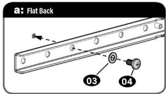 SANUS VSTV2B2 - Attach Horizontal Brackets - 2