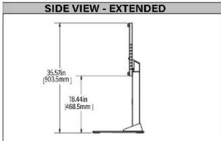 SANUS VSTV2B2 - Dimensions - 4