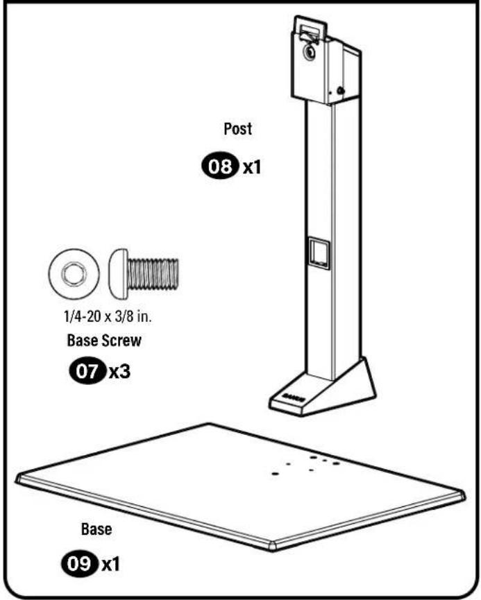 SANUS VSTV2B2 - Supplied Parts and Hardware - 4