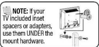 SANUS VSTV2B2 - Select TV Screw Length - 2