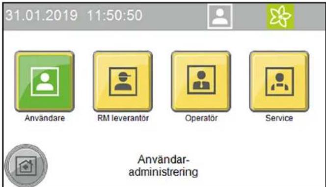 Kärcher CW 3 Klean!Star - Registrarera användaren på displayen - 1